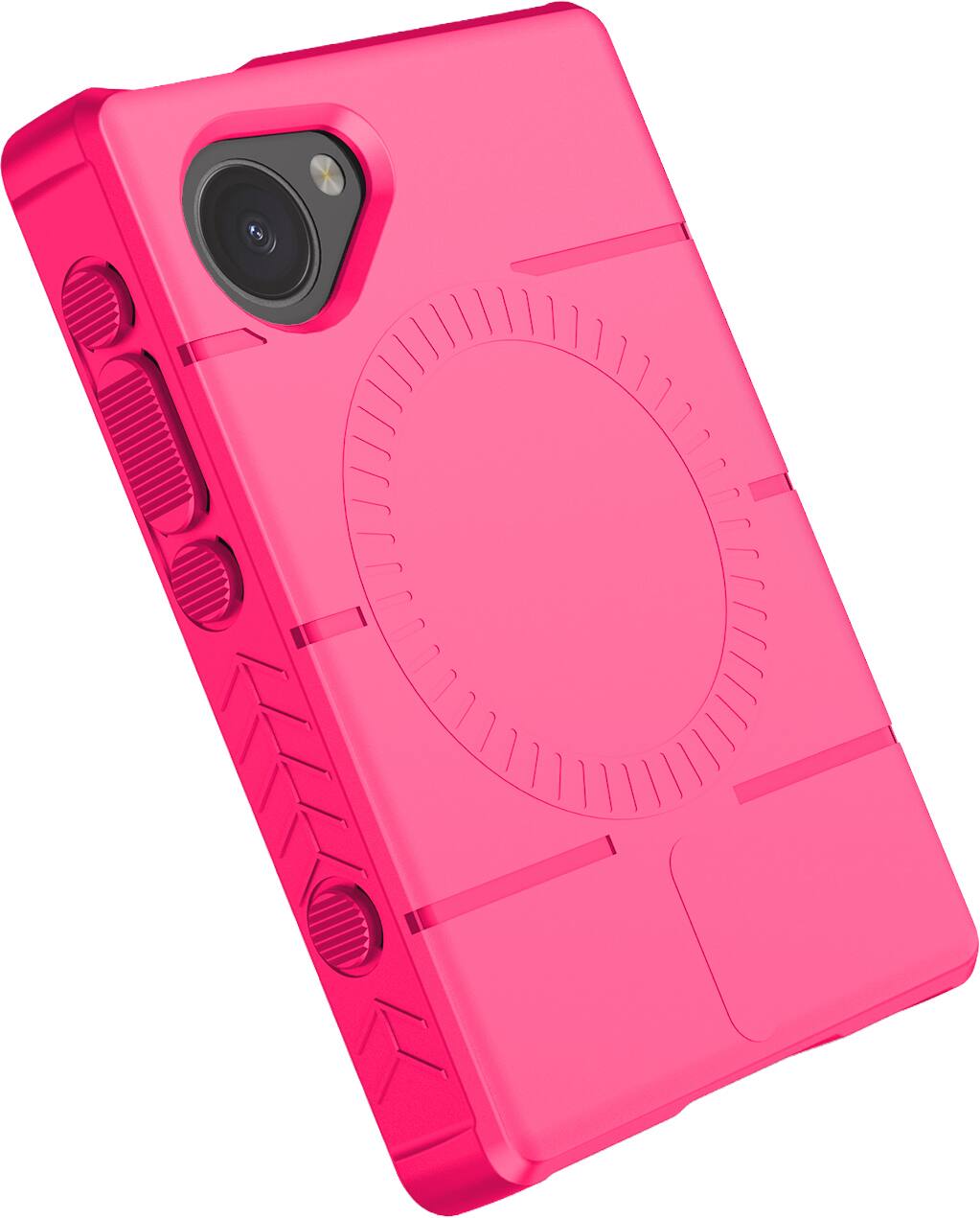 Alt View 7. Nakedcellphone - Case for Light Phone III - Compatible with MagSafe Mounts - Pink.