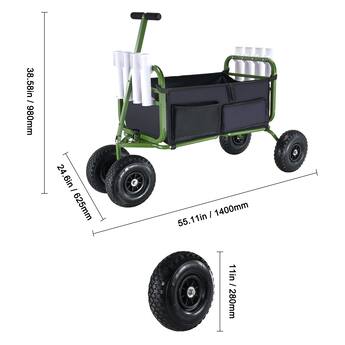 best collapsible fishing cart 49" Extended with 6 Rod Holders our fishing cart makes any terrain feel like a walk in the park SVOPES 5.5 cu. ft. Beach