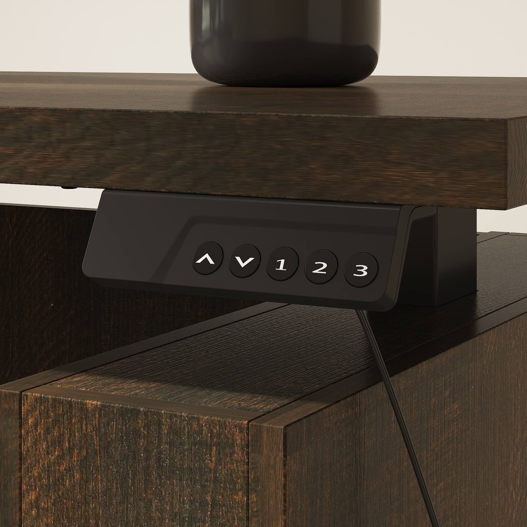Alt View 7. Famapy - Famapy Electric Standing Desk: L - Shaped, Adjustable Height & Smart Storage - Brown.