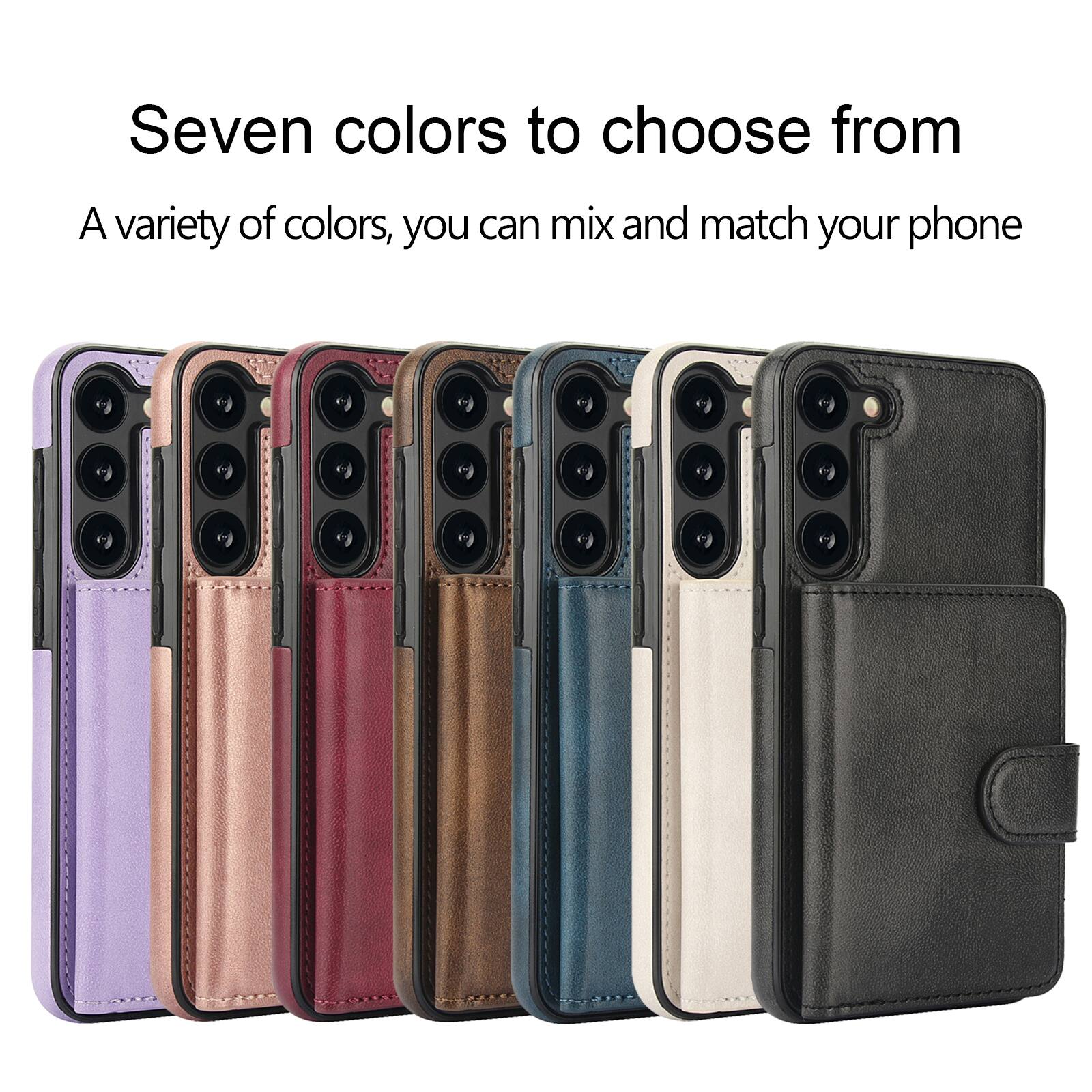 Seven colors to choose from  
A variety of colors, you can mix and match your phone