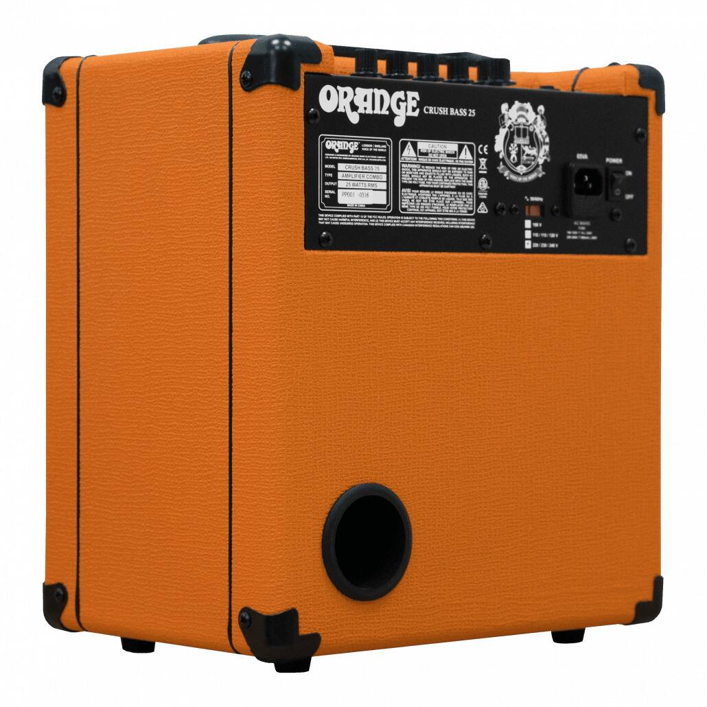 ORANGE CRUSH BASS 25

ORANGE BASS 25
CRUSH BASS 25

POWER: 25W

CE

INPUT: 1/4" (6.35mm)

VOLUME
TONE
BASS
MID
TREBLE

PHANTOM POWER

POWER
INPUT

ORANGE
CRUSH BASS 25

ORANGE BASS 25
CRUSH BASS 25

POWER: 25W

CE

INPUT: 1/4" (6.35mm)

VOLUME
TONE
BASS
MID
TREBLE

PHANTOM POWER

POWER
INPUT