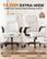 19.29IN EXTRA-WIDE
Small chair, Strong support, Springy cushion
18.7"
300 LBS
19.29"
42.32"
19.29"
32.28"
38.39"
28.54"
24.21"
RECOMMENDED
MAX LOAD
HEIGHT
4'9"-5'9"
6'2"
WEIGHT
90-300lbs
300lbs
Please allow for minor differences in measurements as they are taken manually.