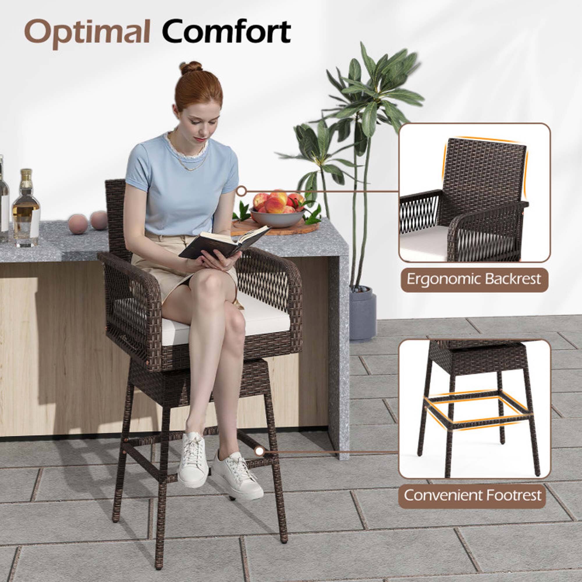 Optimal Comfort  
Ergonomic Backrest  
Convenient Footrest