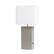 Front. Lalia Home - Lalia Home Lexington Leather Base Modern Table Lamp with USB - Gray.