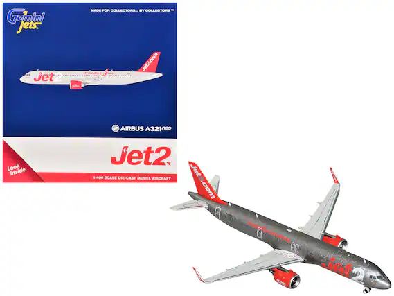 Gemini Jets
MADE FOR COLLECTORS... BY COLLECTORS
Jet2.com
AIRBUS A321neo
Jet2
1:400 SCALE DIE-CAST MODEL AIRCRAFT
Friendly Low Fares
Look Inside