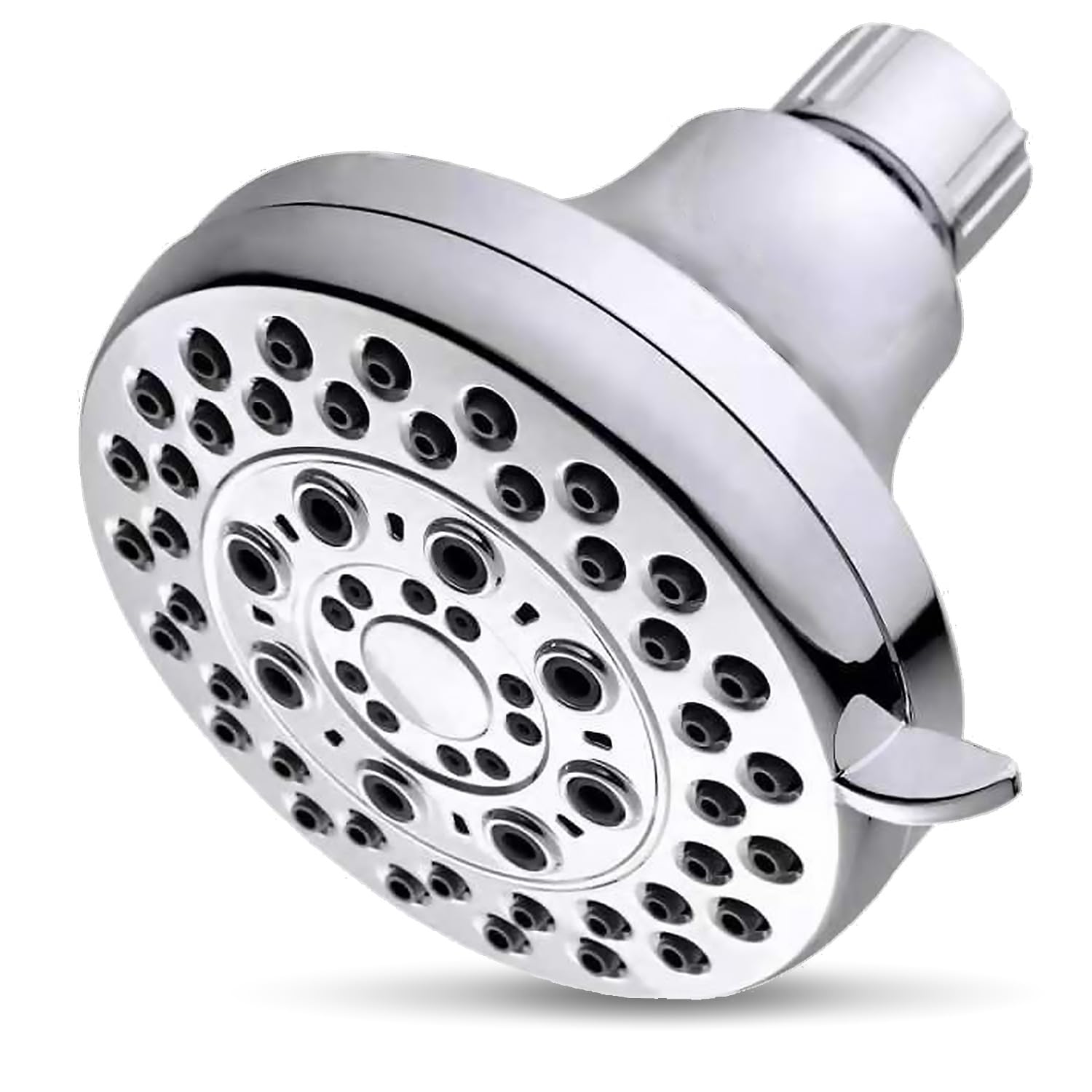 Front. Paradigms Interiors - High Presssure Shower Head Chrome Bathroom Fixed Showerhead 5 Spray Settings Showerheads For Low Water Flow... - Chrome.