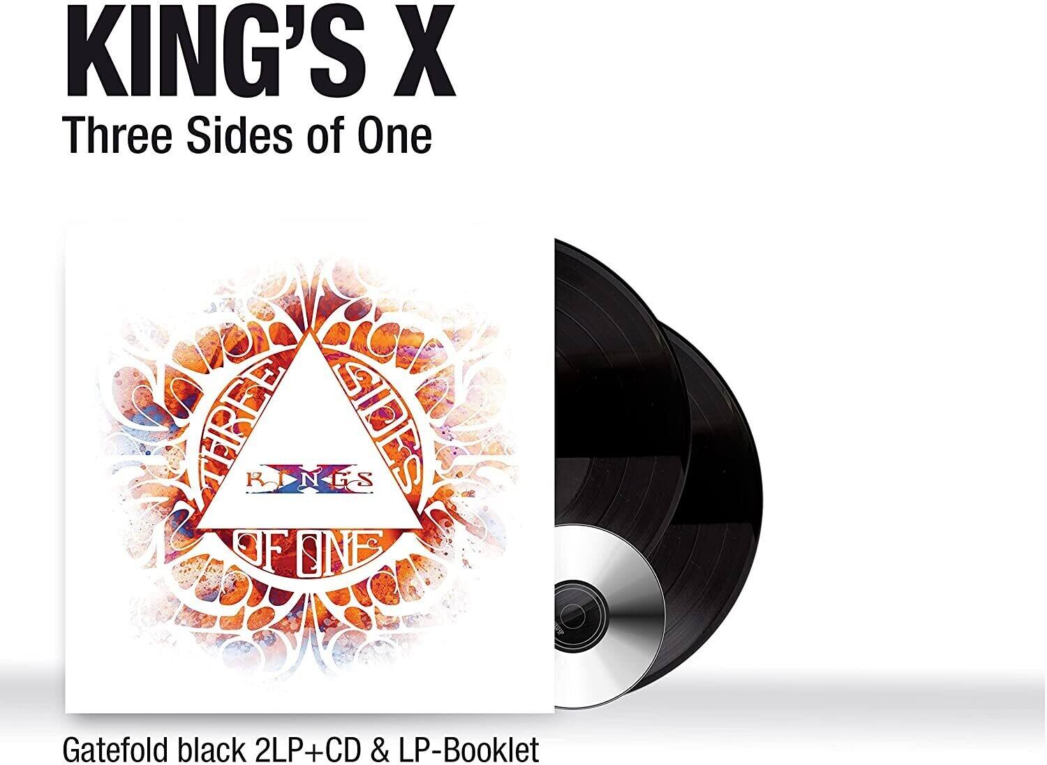 KING'S X  
Three Sides of One  

Gatefold black 2LP+CD & LP-Booklet