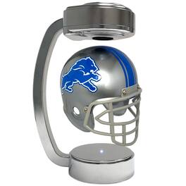 Pegasus - Detroit Lions Chrome Base Mini Hover Helmet - Silver