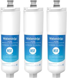 Waterdrop - WD-CS-52-3 Refrigerator Water Filter, Replacement for Bosch® 640565, Whirlpool,3M - White