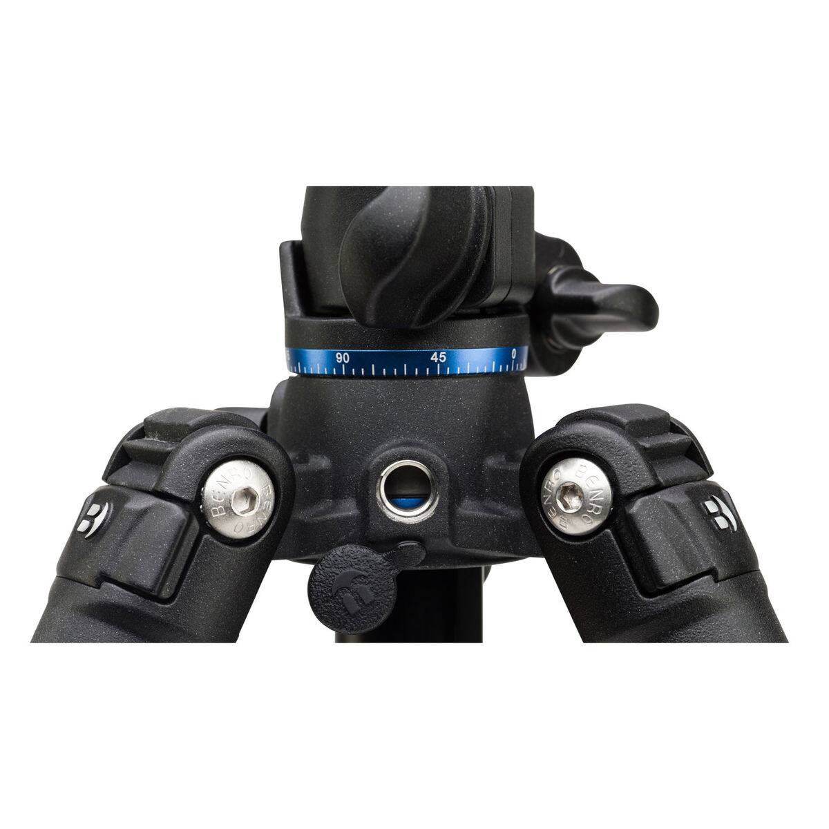 Alt View 4. Benro - Benro Go Plus FGP28A 4-Section Al Travel Tripod with Monopod, 65.2" Height.