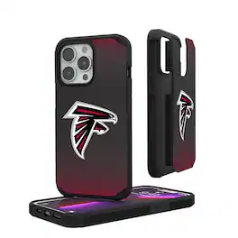 Keyscaper - NFL - Atlanta Falcons Linen Logo iPhone Rugged Case - 15 - Black