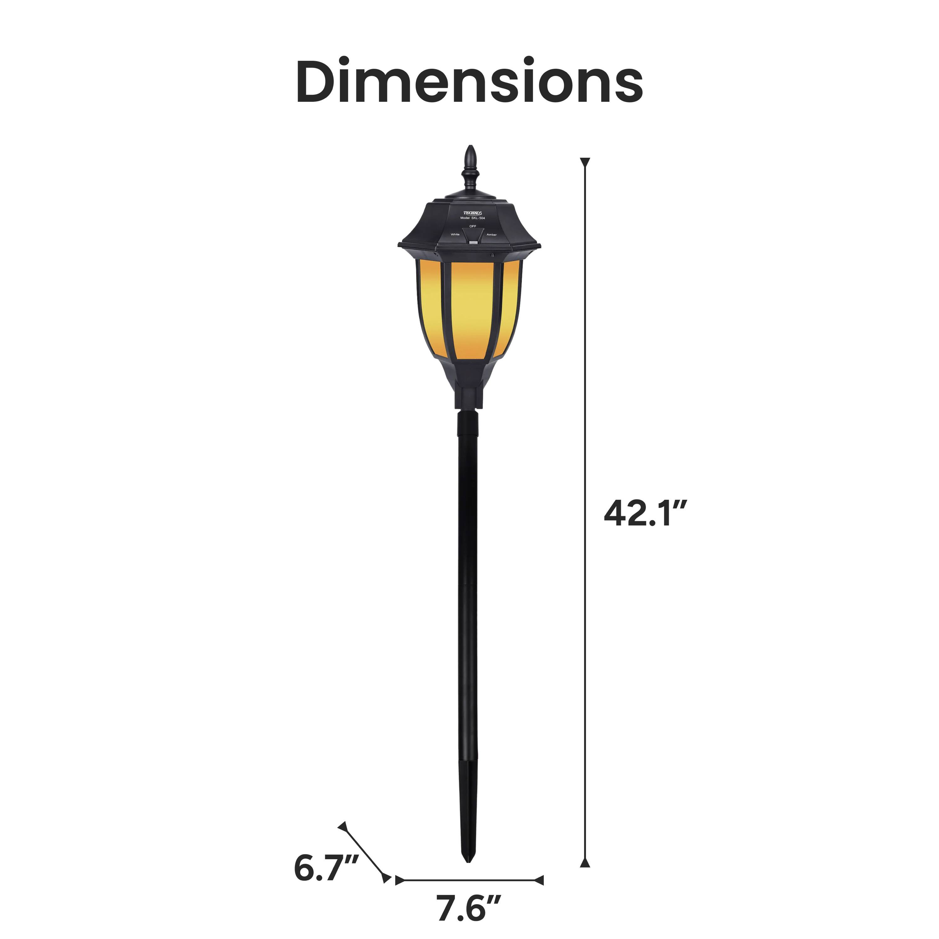 Dimensions: 42.1", 6.7", 7.6"
