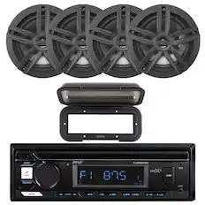 enro enro enfor enroce enroc SRC CALL BNDAMS IR PYLE FI 1 > 3 PLMRB29B2 sOw 875 : B C 4 USB MIC AUX MUTE H - CLK 1 HI 2 INT a RPT 4 SDM . -10 .10