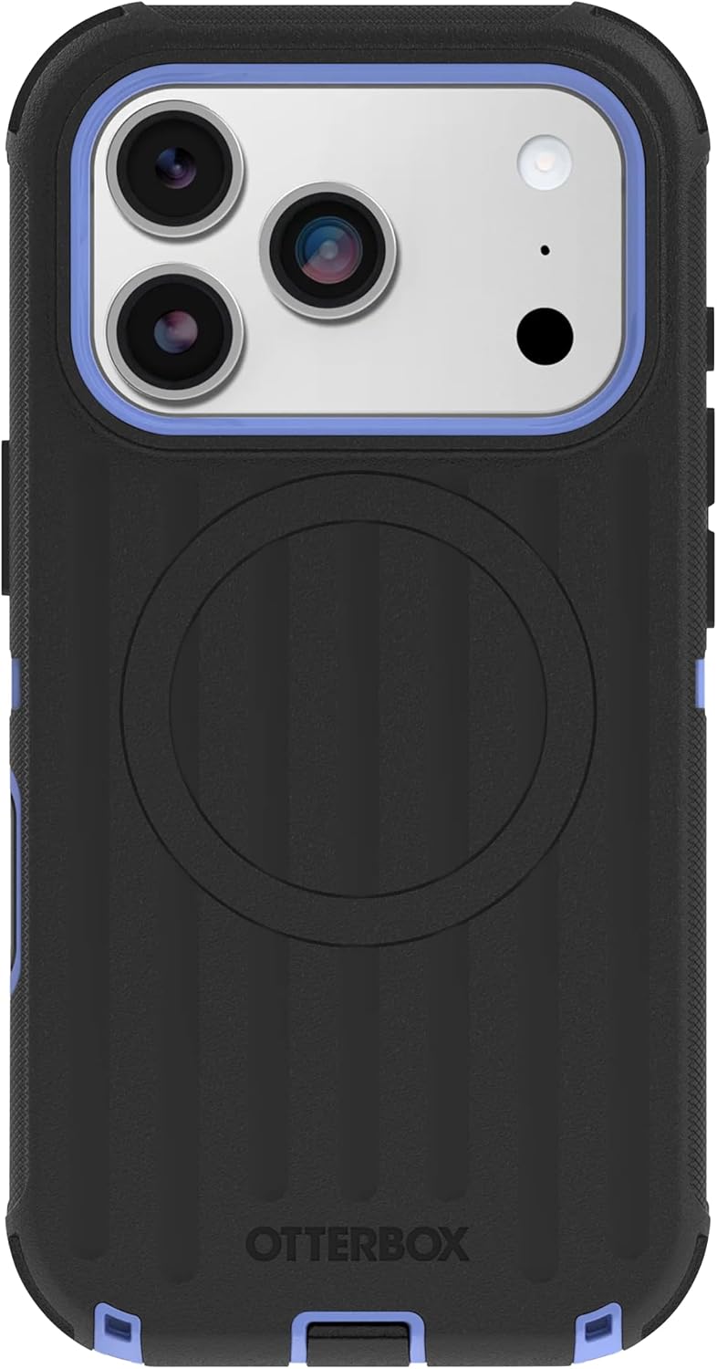 Back. OtterBox - OtterBox iPhone 18 Pro & iPhone 17 Pro (Only) Defender Series Case - Includes Holster Clip Kickstand - Snaps on MagSafe - Night Wink.