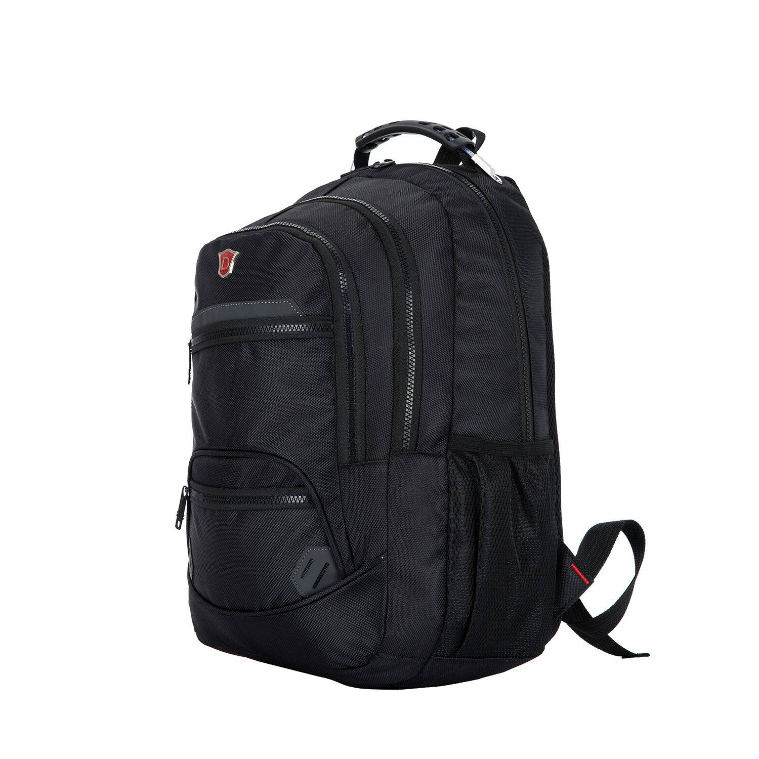Angle. DUKAP - ECHO Executive Backpack for Laptops up to 15.6''-Inches - BLACK.
