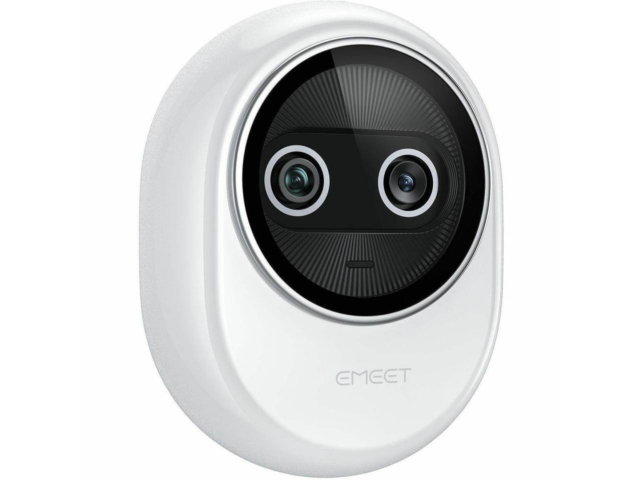 Alt View 2. EMEET - EMEET Piko+ White - Dual-lens 4K Webcam with AI, 300ms Focus & 3 Voice Modes.