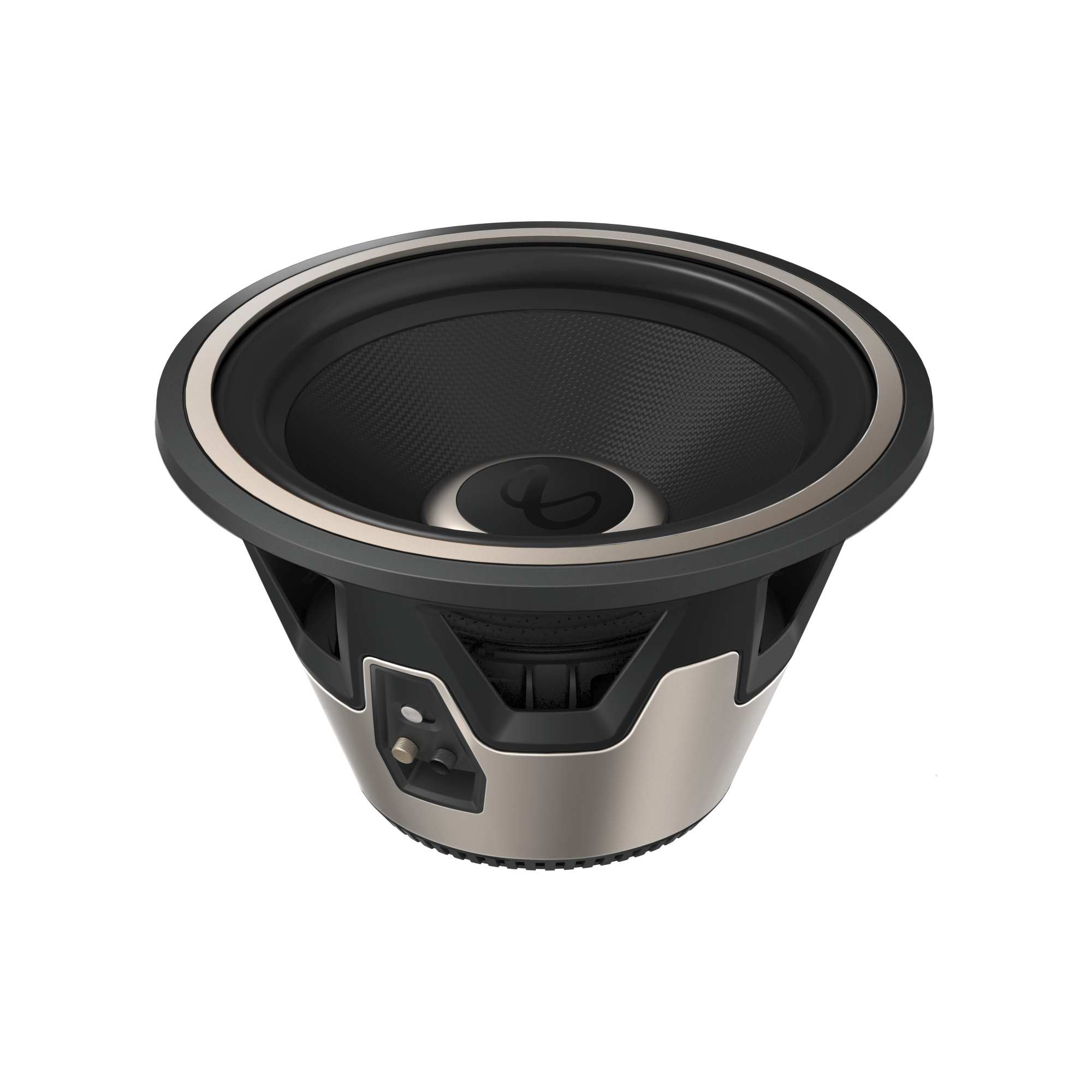 Alt View 10. Infinity - Infinity KAPPA-1200W KAPPA 12 Inch Subwoofer with SSI (Selectable Smart Impedance) - Black/Gray.