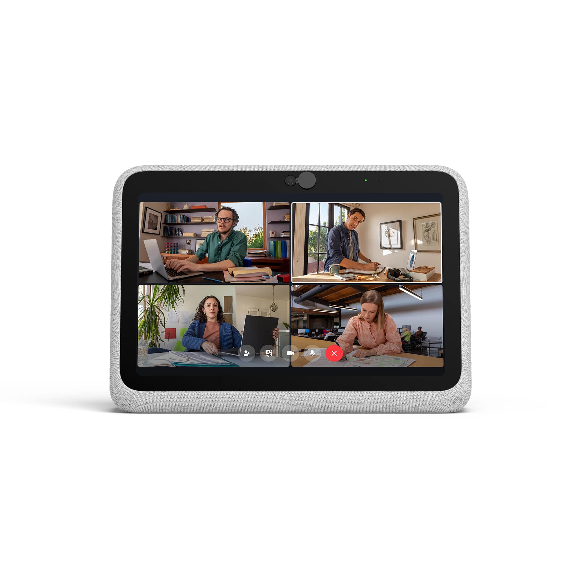  Meta - Portal Go - Portable Smart Video Calling 10” Touch Screen with Battery and Bluetooth Speaker - Light Grey