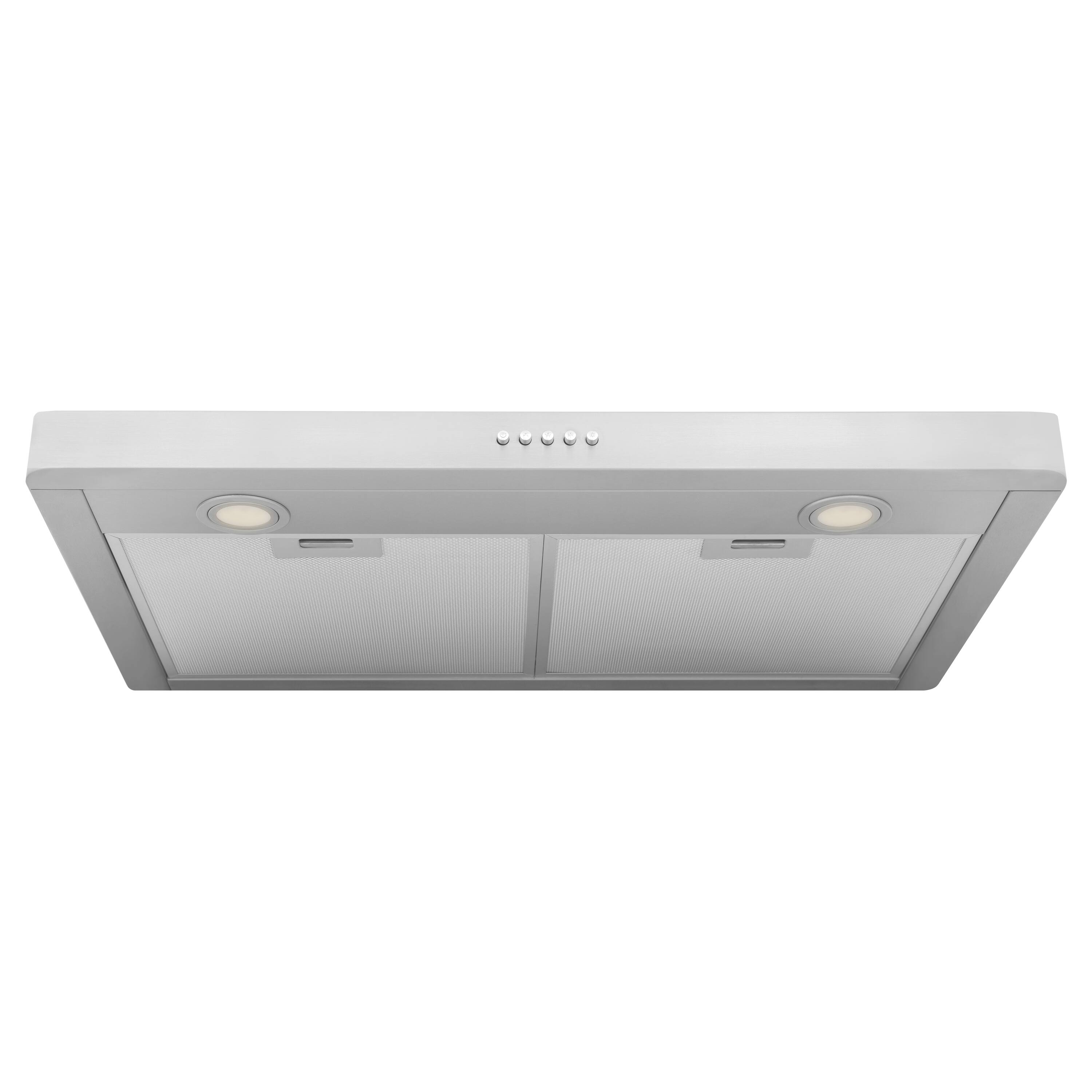Angle. ZLINE - 30" Externally Vented Range Hood - Brushed Stainless Steel.