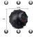 Alt View 12. TRAKK - Orbi Multi Speed Vibrating Recovery Massage Ball - Black.