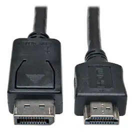 Tripp Lite - 6' 28 AWG DisplayPort to HDMI Adapter Cable, TAA Compliant - Black