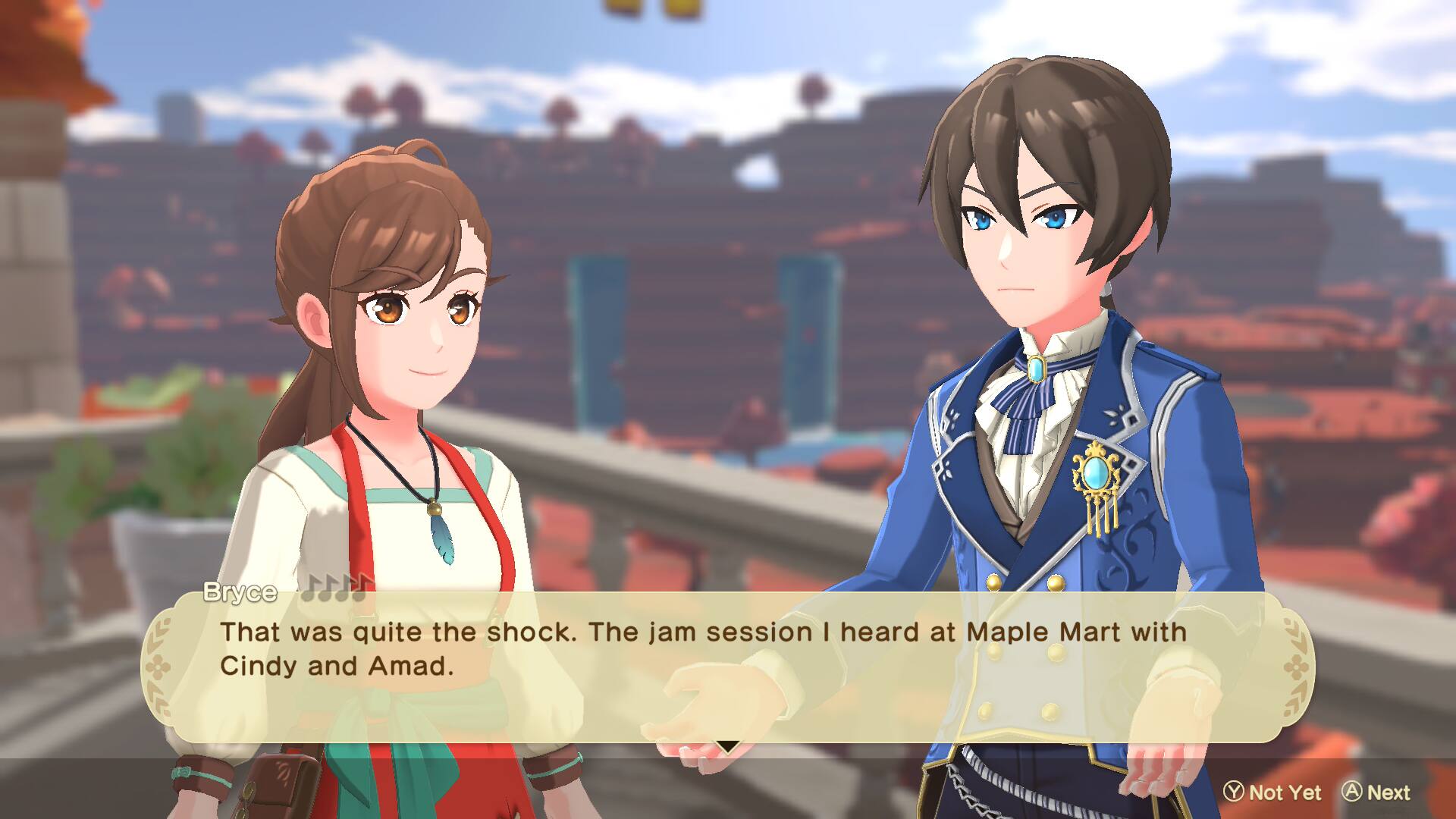 Bryce: That was quite the shock. The jam session I heard at Maple Mart with Cindy and Amad.