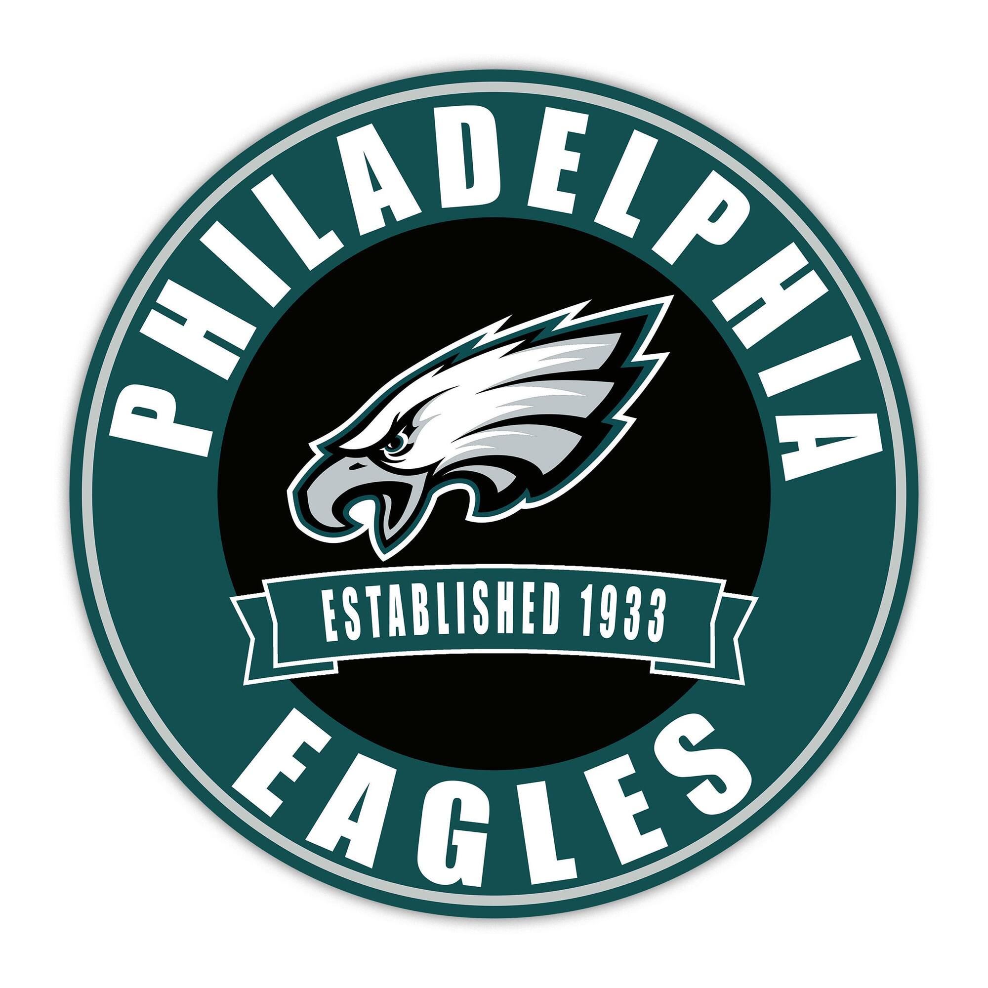 Philadelphia Eagles 24" Circle with Banner
