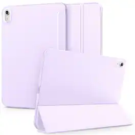 DTTO - Case for iPad (A16) 11th Gen11- Inch 2025, for iPad 10th Gen 2022 ,Matte Frosted Shockproof Back ,Auto Sleep/Wake - Pale Purple