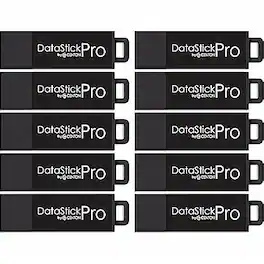 Centon - ValuePack DataStick Pro 8GB USB 3.2 Type A Flash Drive, 10/Pack (C1-U3P6-8G-10B) - Black