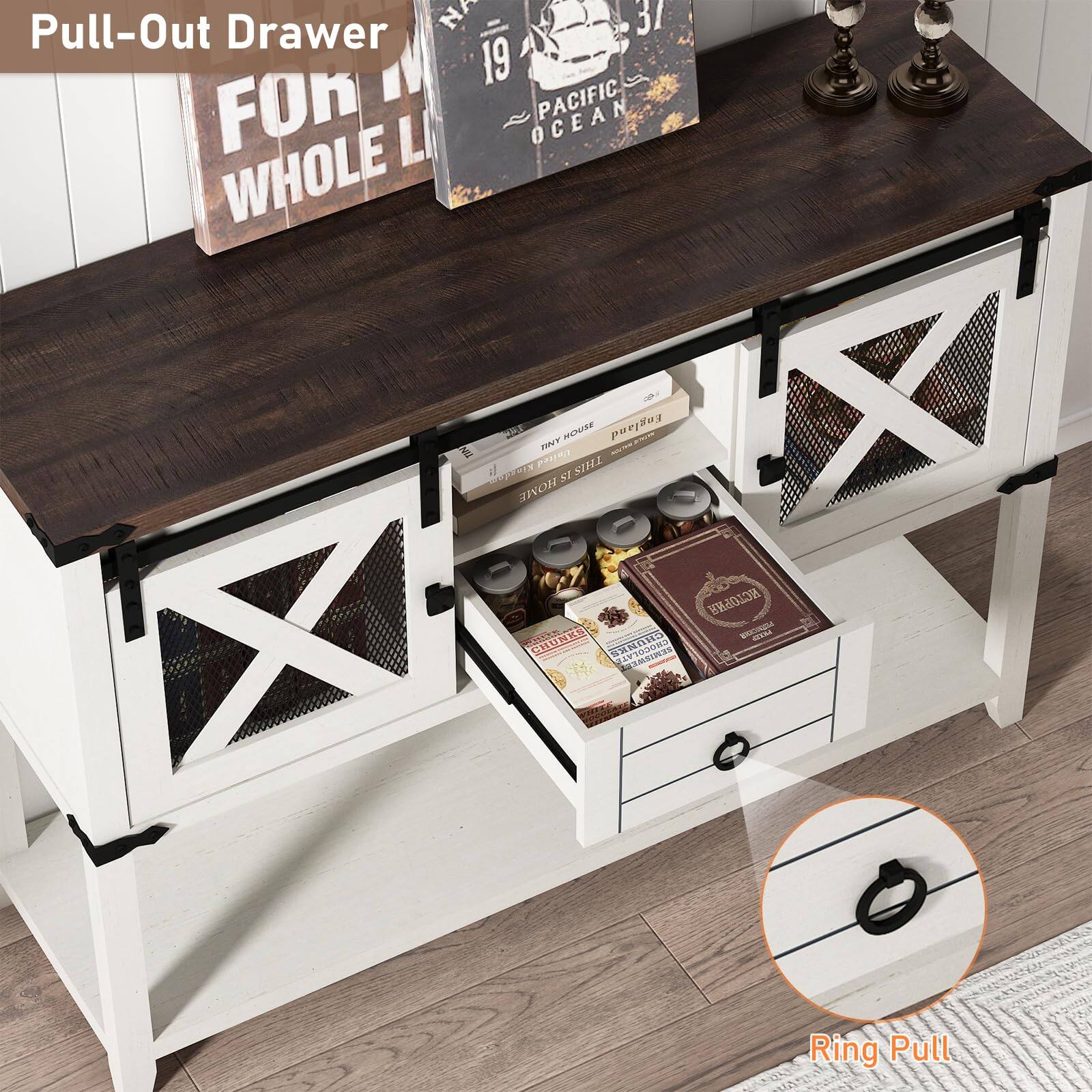 Pull-Out Drawer  
FOR WHOLE L  
PACIFIC OCEAN  
Ring Pull