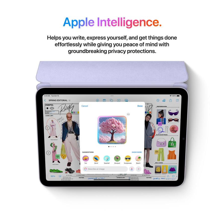 美品iPad mini(A17 Pro)BT100% Apple iPad mini (A17 Pro chip) Built for Apple Intelligence