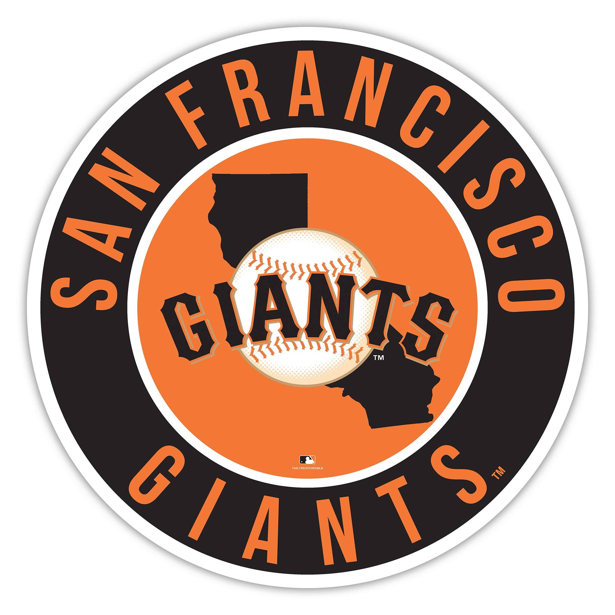 San Francisco Giants 15" State Circle Sign