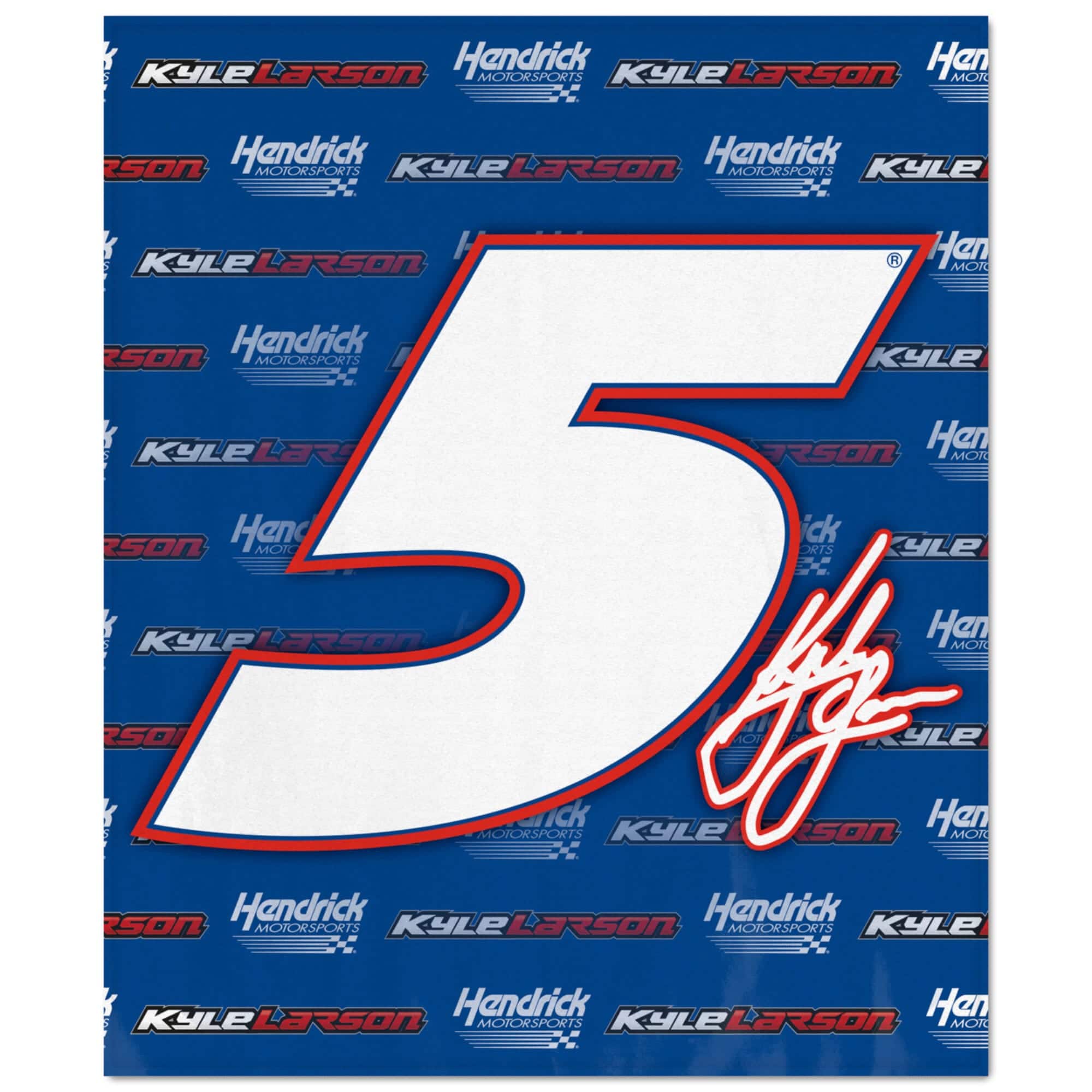 "WinCraft - Kyle Larson 50"" x 60"" Ultra Soft Blanket - Multicolor" price history on PriceWatchPro