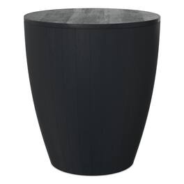 Simpli Home - Elmbrook 21 inch Wide Solid Mango Modern End Table, Assembled - Black