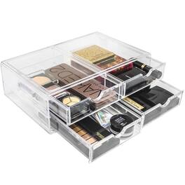 Sorbus - Large Stackable Acrylic Drawers - 1 Storage Drawers for Organizing Make up, Nail Polish - Clear