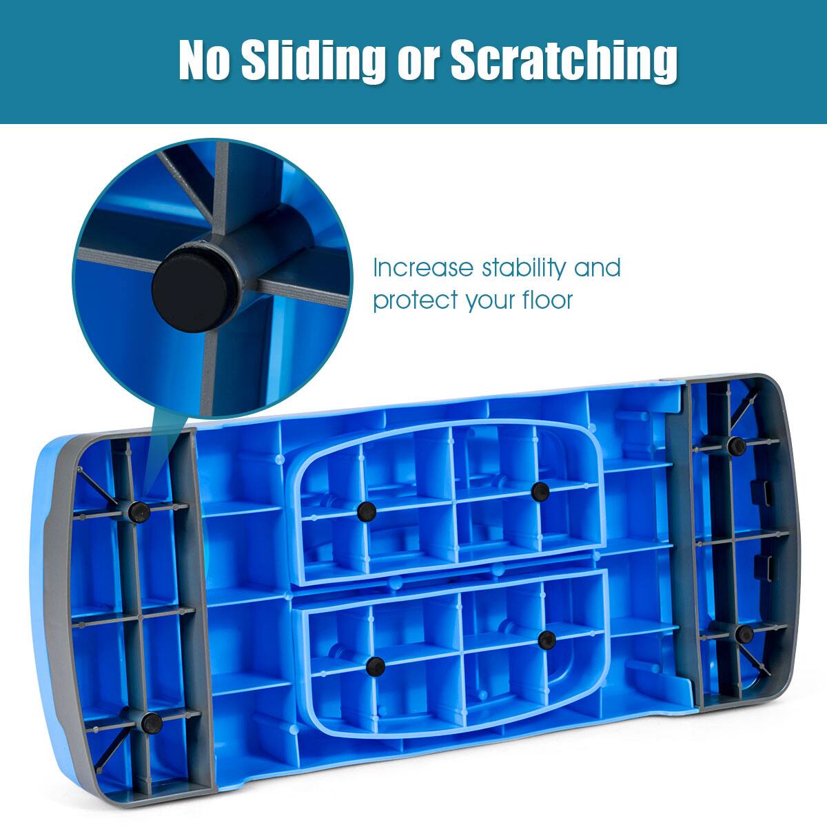 No Sliding or Scratching: Increase stability and protect your floor.