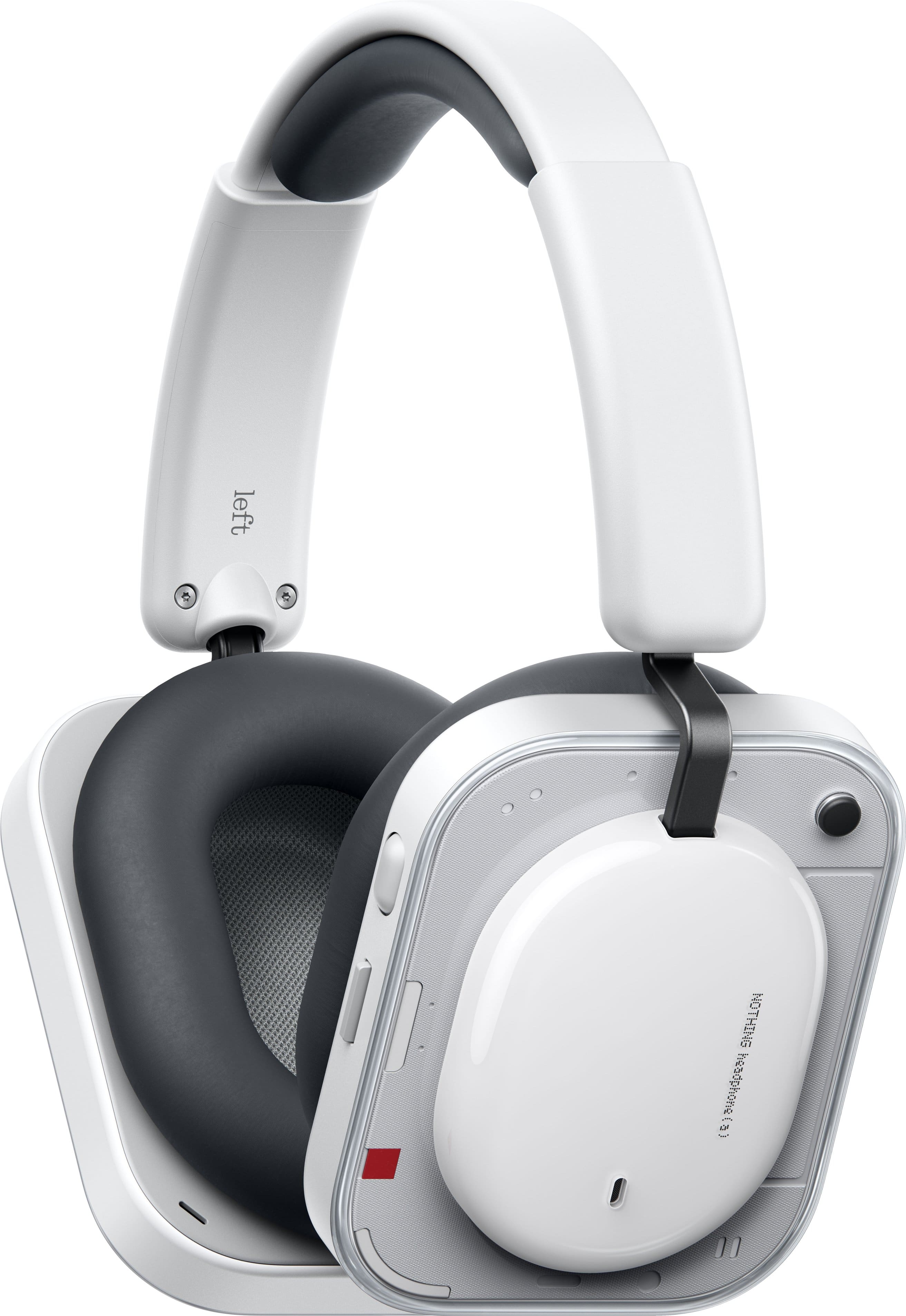 Nothing - Headphone (a) Wireless Over-Ear Bluetooth Headphones - White