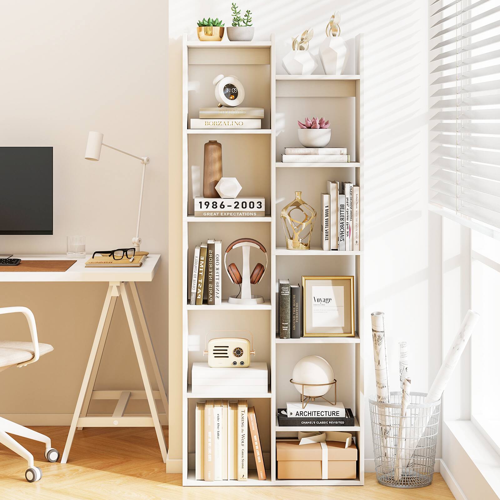 The text on the image is:

- "1986-2003"
- "GREAT EXPECTATIONS"
- "ARCHITECTURE"
- "CHANGE CLASSIC REVISITED"
- "Voyage"
- "BORIZALINO"
- "BELLEVUE"
- "ARCHITECTURE"
- "THE NEW WORLD"