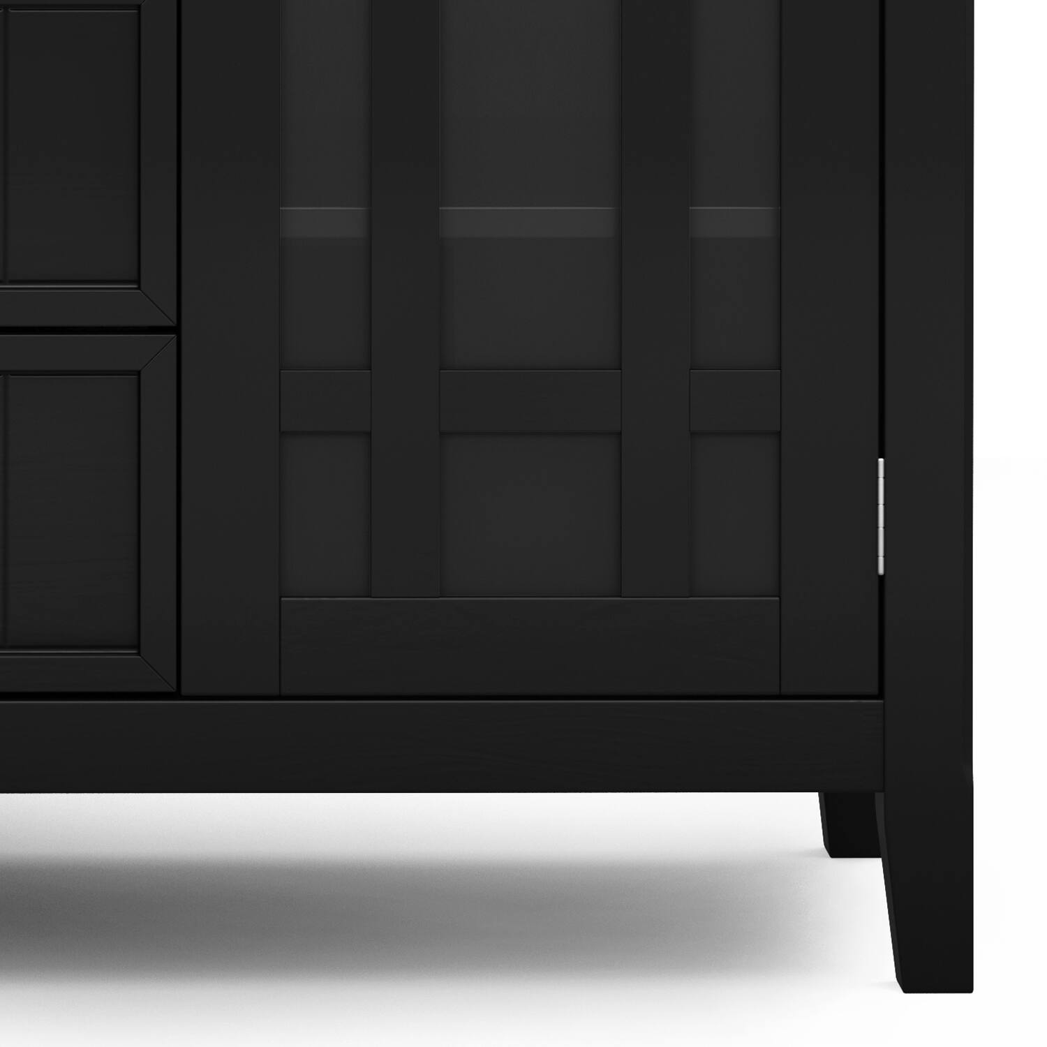 Alt View 6. Simpli Home - Bedford Tall TV Media Stand - Black.
