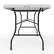 Alt View 3. Staples - 6' x 30" Heavy Duty Plastic Folding Table - White Granite.