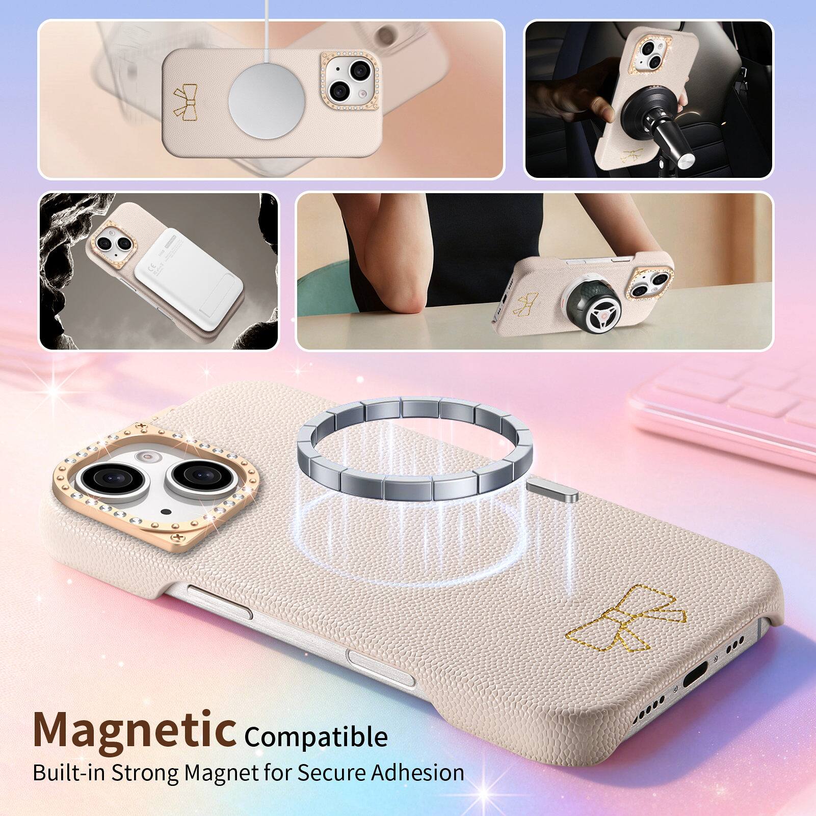 Magnetic Compatible  
Built-in Strong Magnet for Secure Adhesion