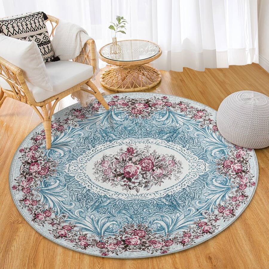 Stylel Star Area Rug Washable Boho Rugs Living Room Non Slip Bedroom ...