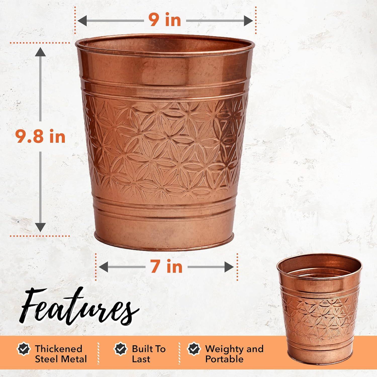 - 9 in
- 9.8 in
- 7 in

Features:
- Thickened Steel Metal
- Built To Last
- Weighty and Portable