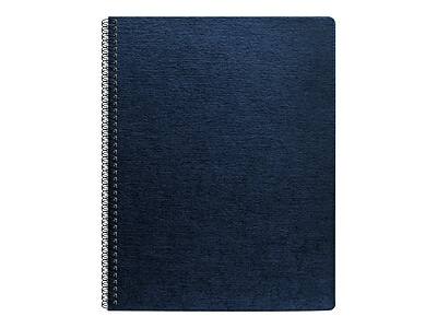 Front. Fellowes - Fellowes Expressions Presentation Covers, 8-3/4" x 11-1/4", Navy, 200/Pack (52113) - Navy.