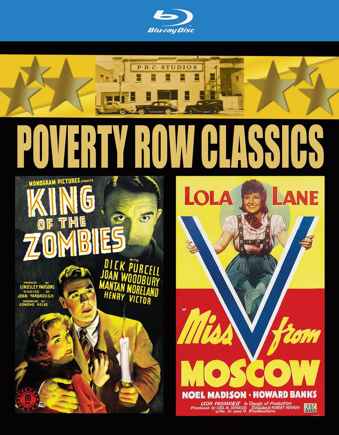 Front. King of the Zombies / Miss V from Moscow (Poverty Row Classics Double Feature)   - BLU-RAY.