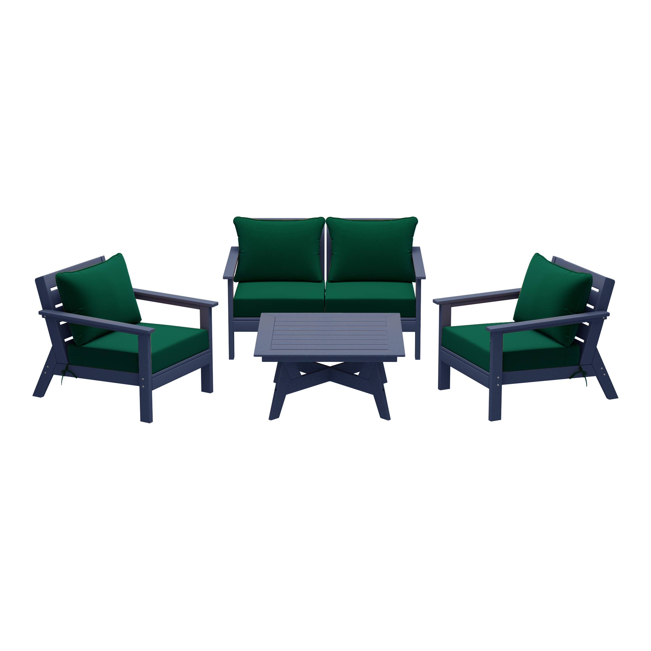Navy Blue/Green