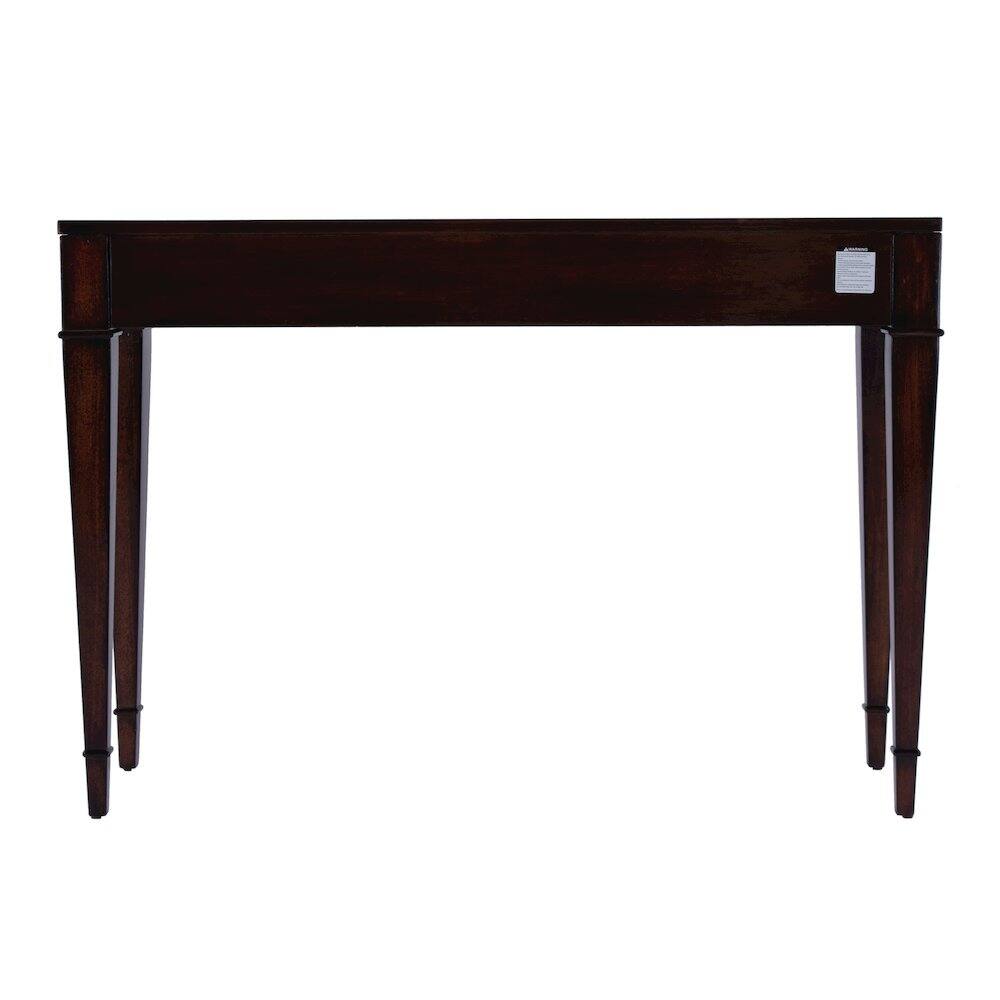 Angle. Butler Specialty - Kai 2 Drawer 45" Wood Console Table - Dark Brown.