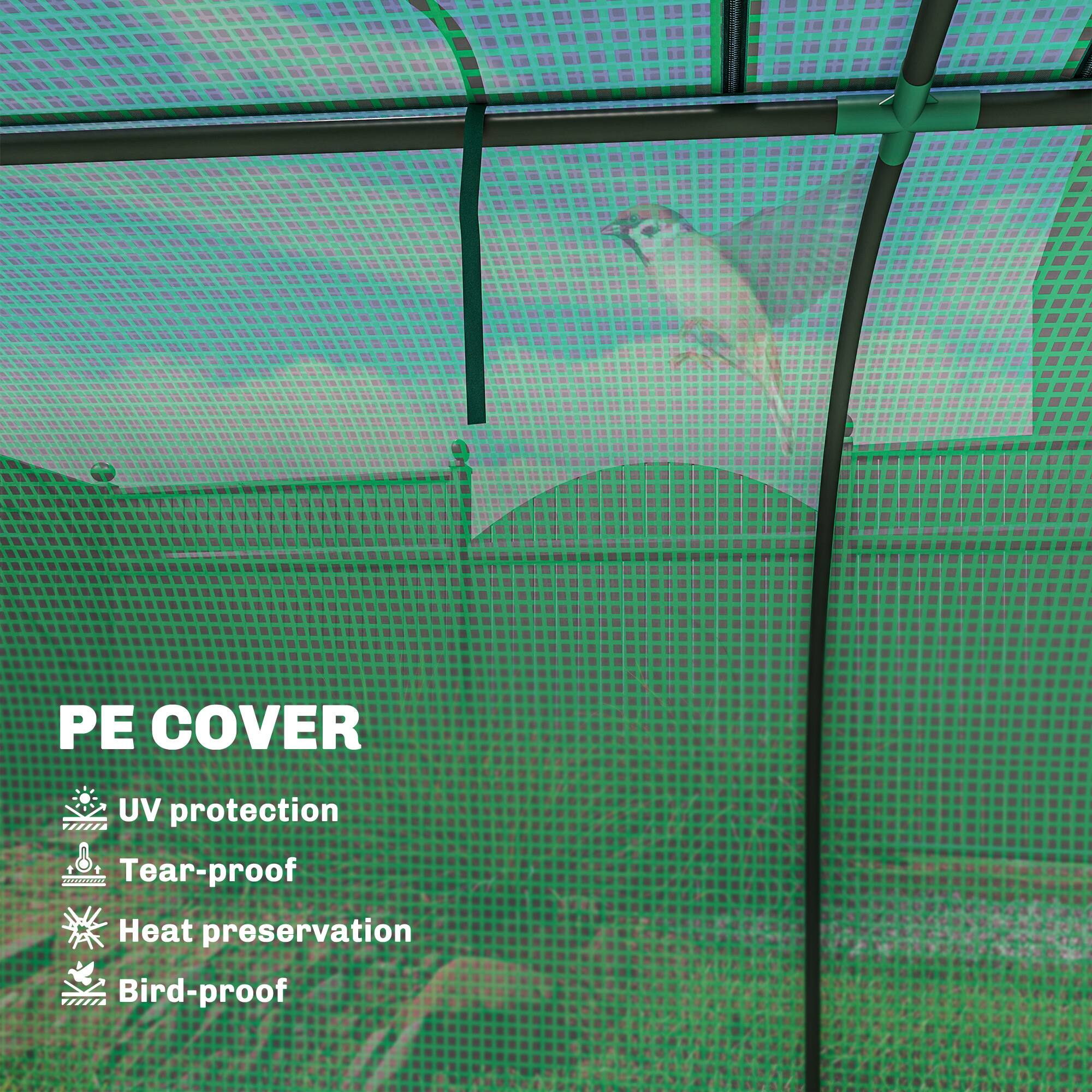 PE COVER  
- UV protection  
- Tear-proof  
- Heat preservation  
- Bird-proof