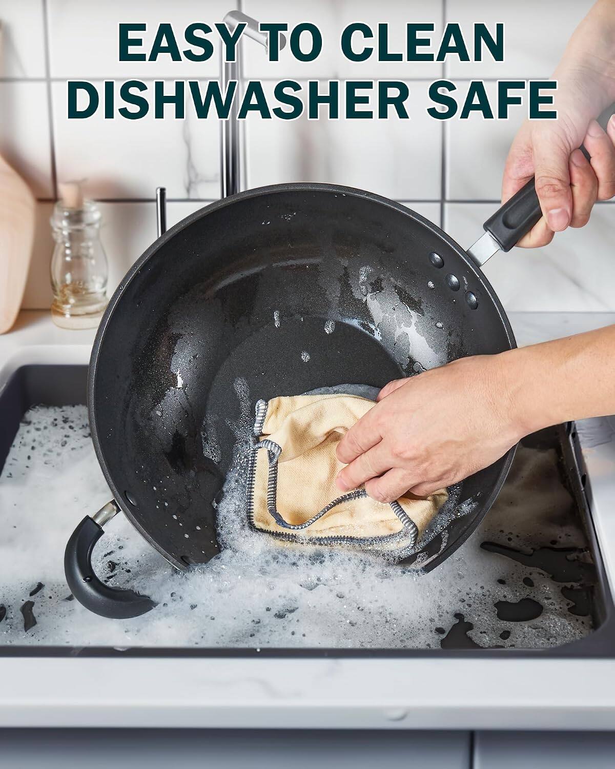 EASY TO CLEAN DISHWASHER SAFE
