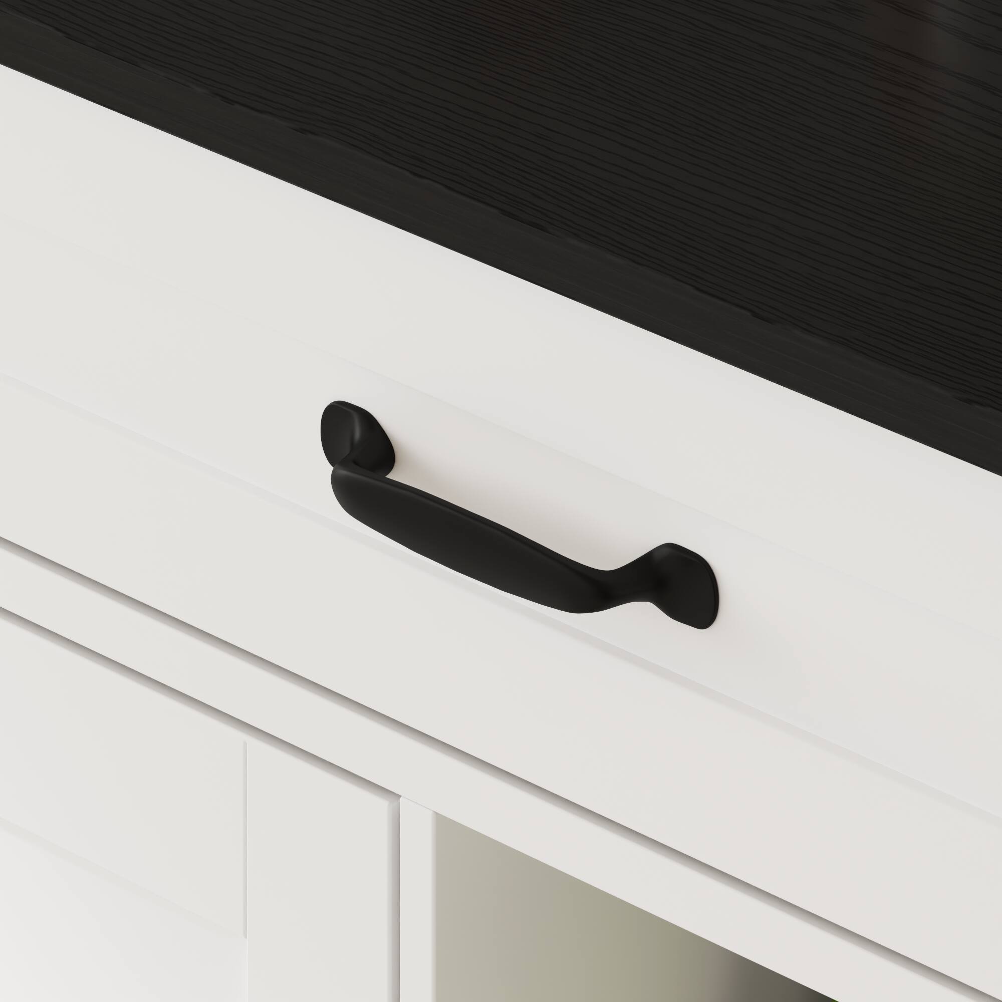 Alt View 5. Famapy - Luxury Furniture Style Double Dog Crate with Divider & Storage, Modern Wooden Pet Kennel TV Stand for 2 Dogs.